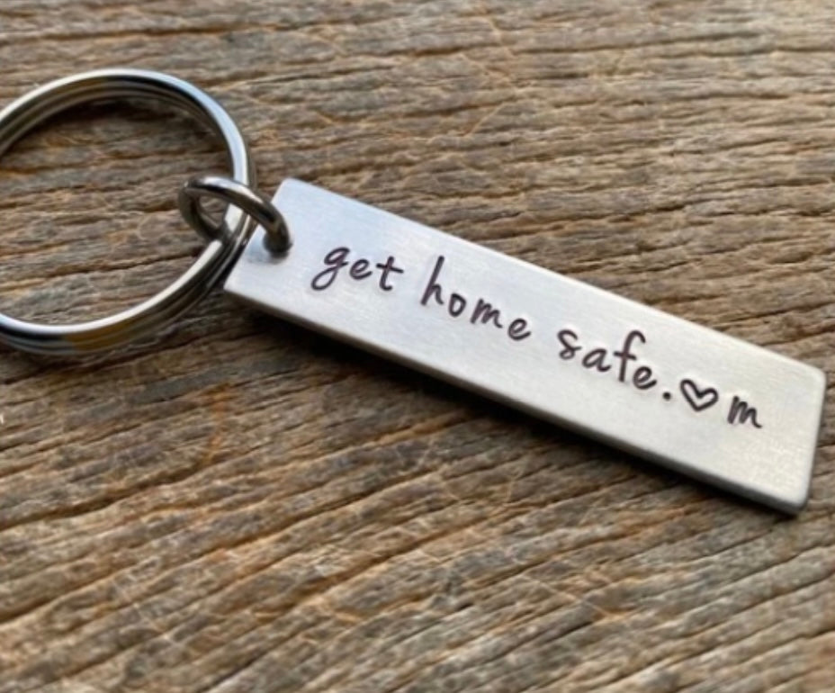Engraved Stainless Steel Key Chains