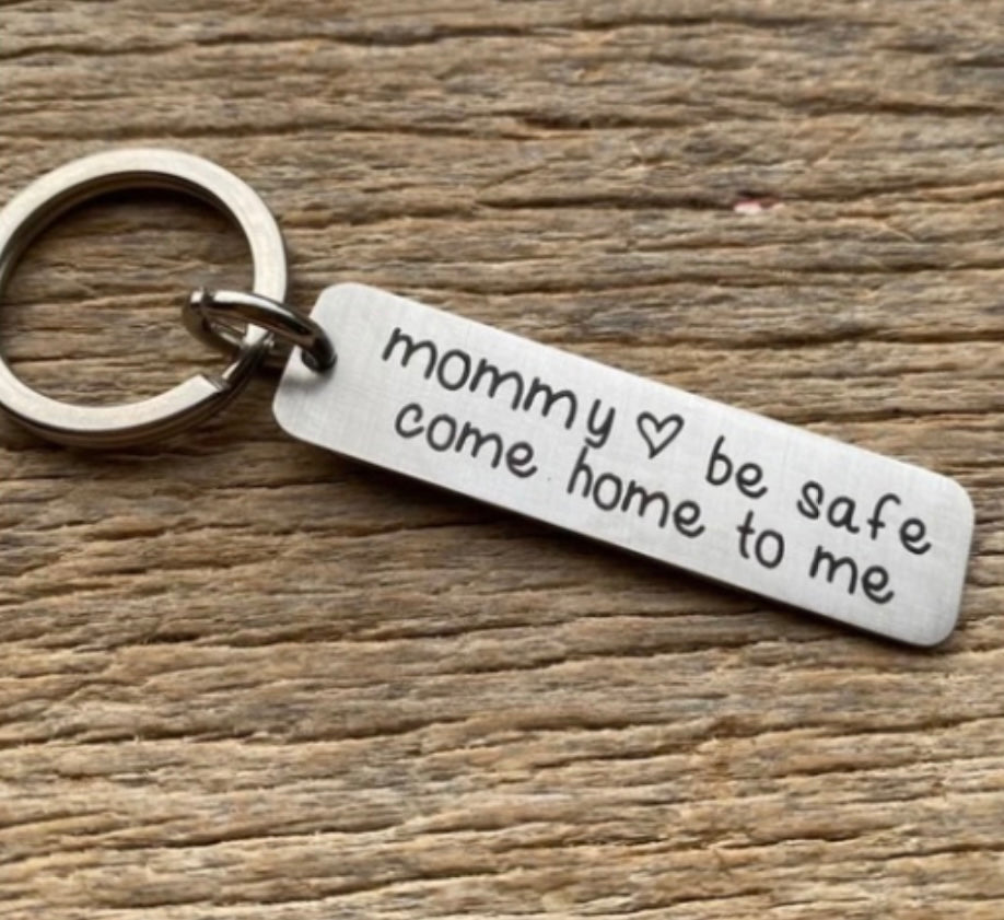 Engraved Stainless Steel Key Chains