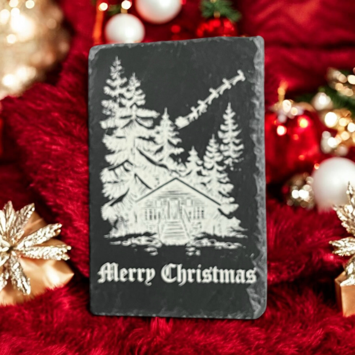 Laser-Engraved Natural Slate Coasters, Signs & Plaques