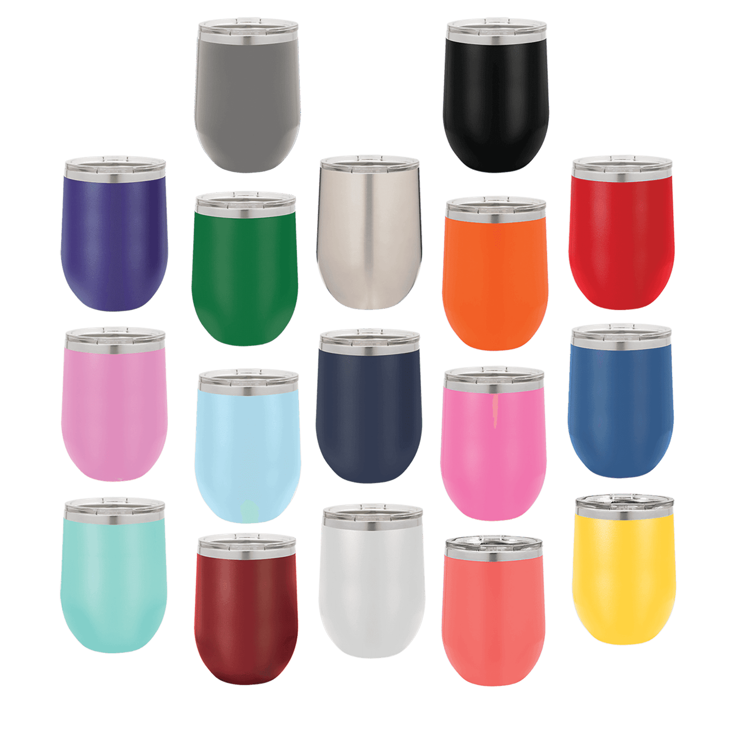 Polar Camel 12 oz. Stemless Wine Glass