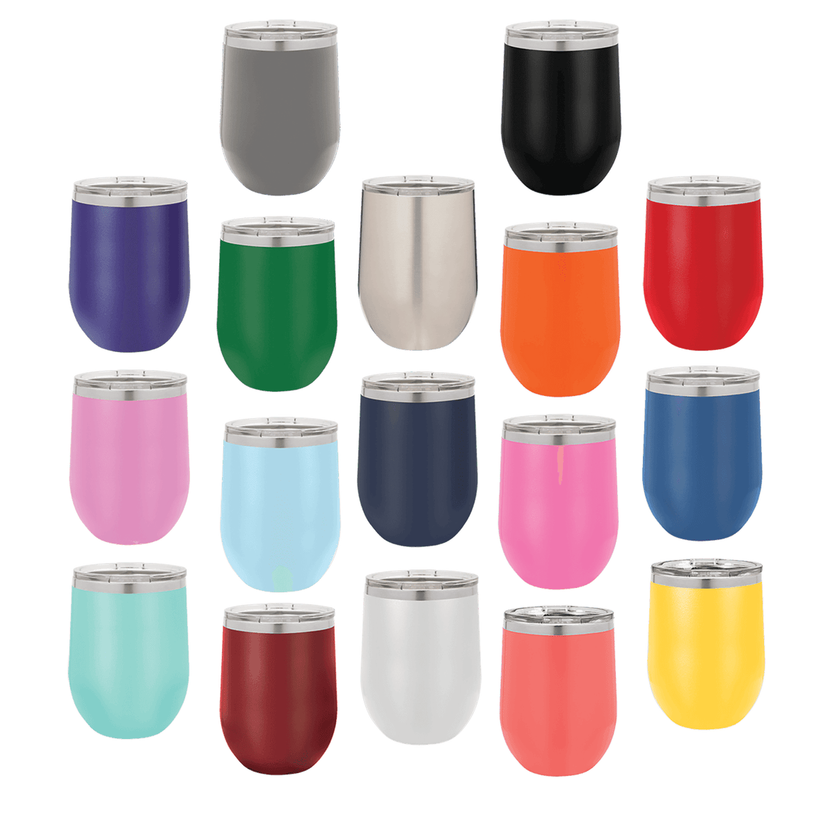 Polar Camel 12 oz. Stemless Wine Glass