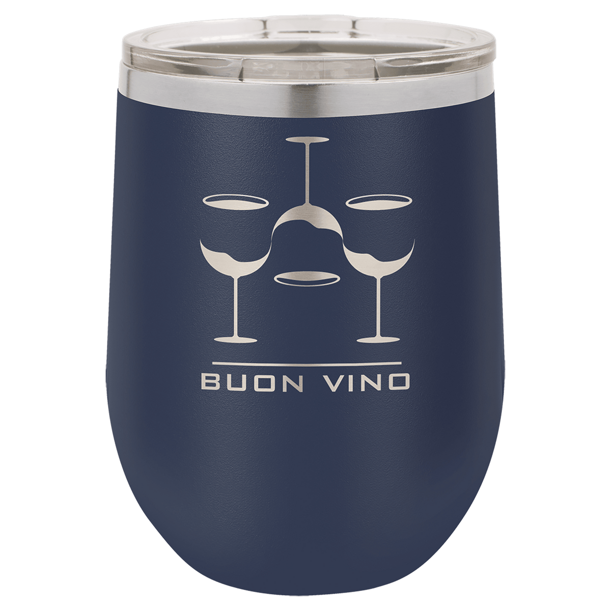 Polar Camel 12 oz. Stemless Wine Glass
