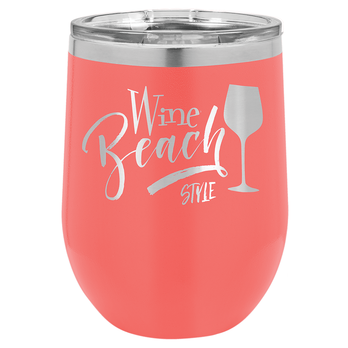 Polar Camel 12 oz. Stemless Wine Glass