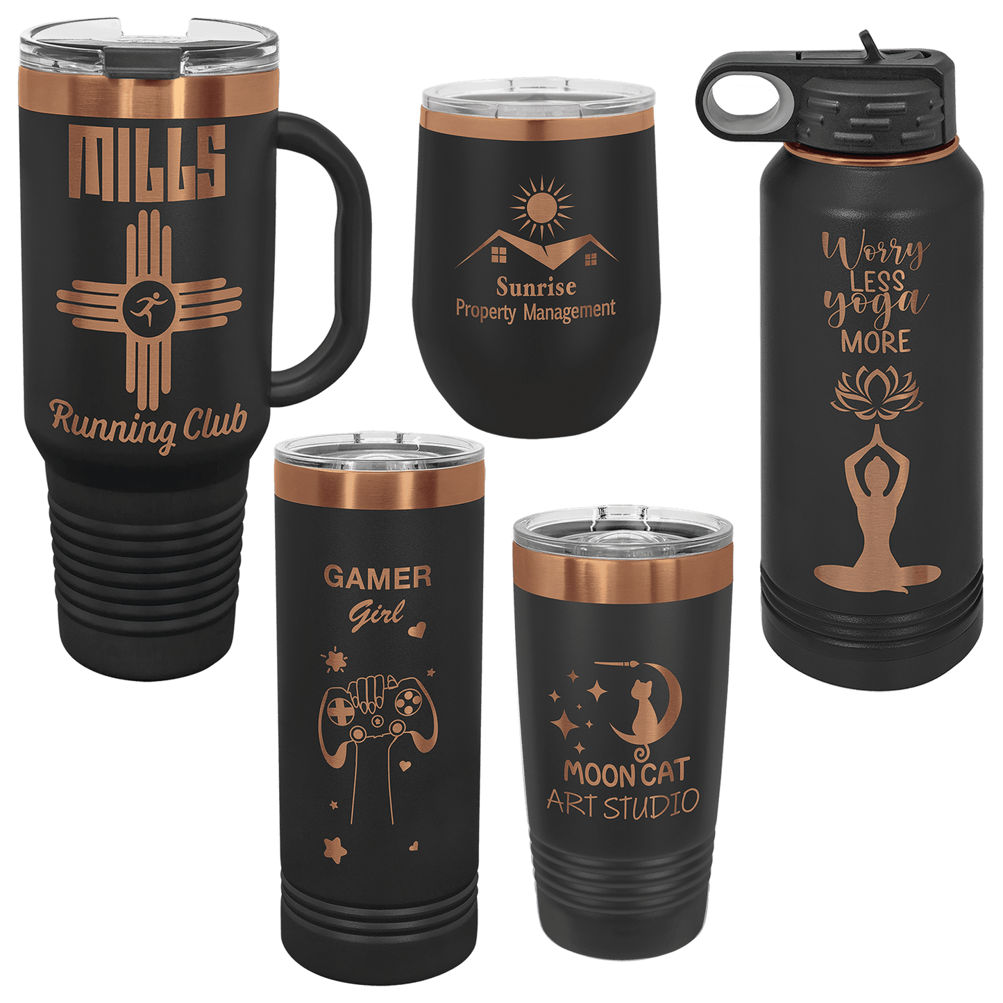 Polar Camel Prism ION Plated Drinkware