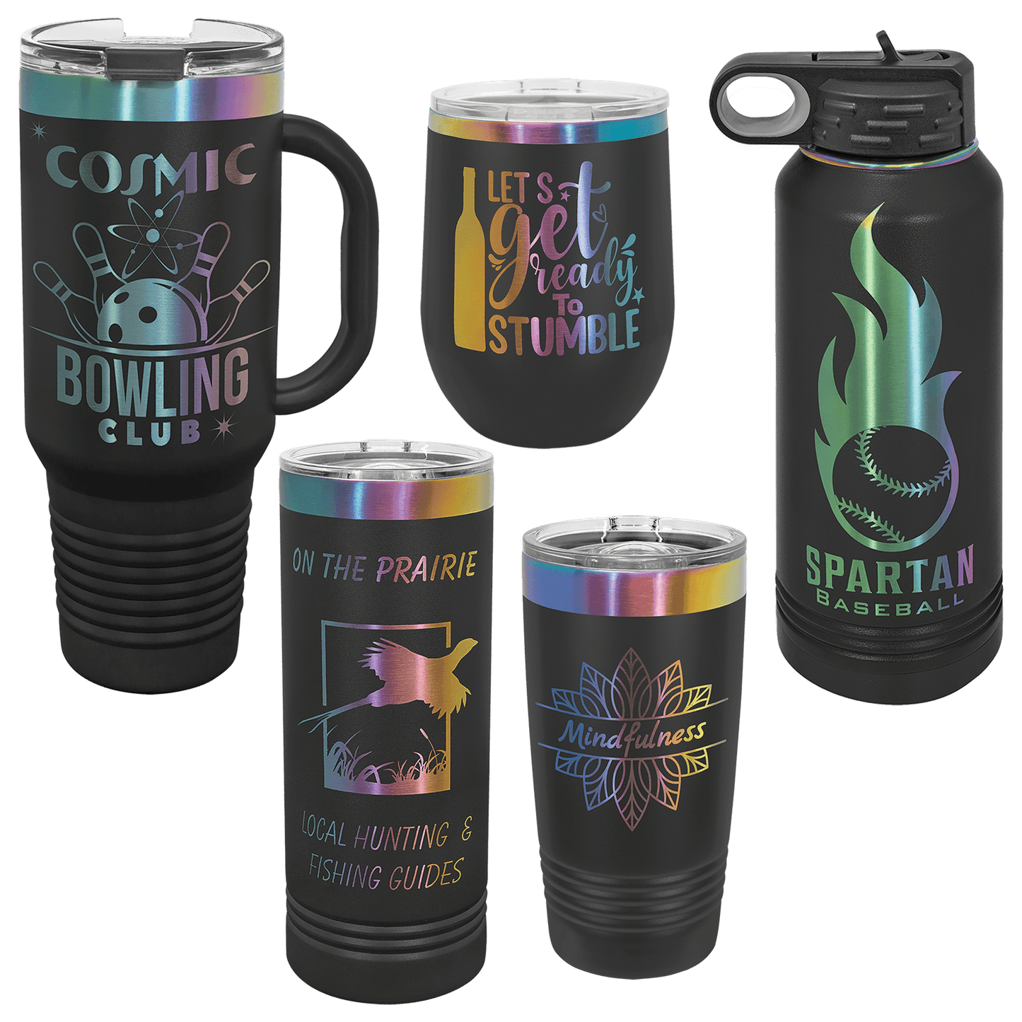 Polar Camel Prism ION Plated Drinkware
