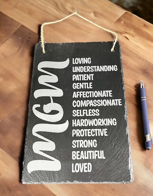 Laser Engraved Slate Signs / Charcuterie Boards