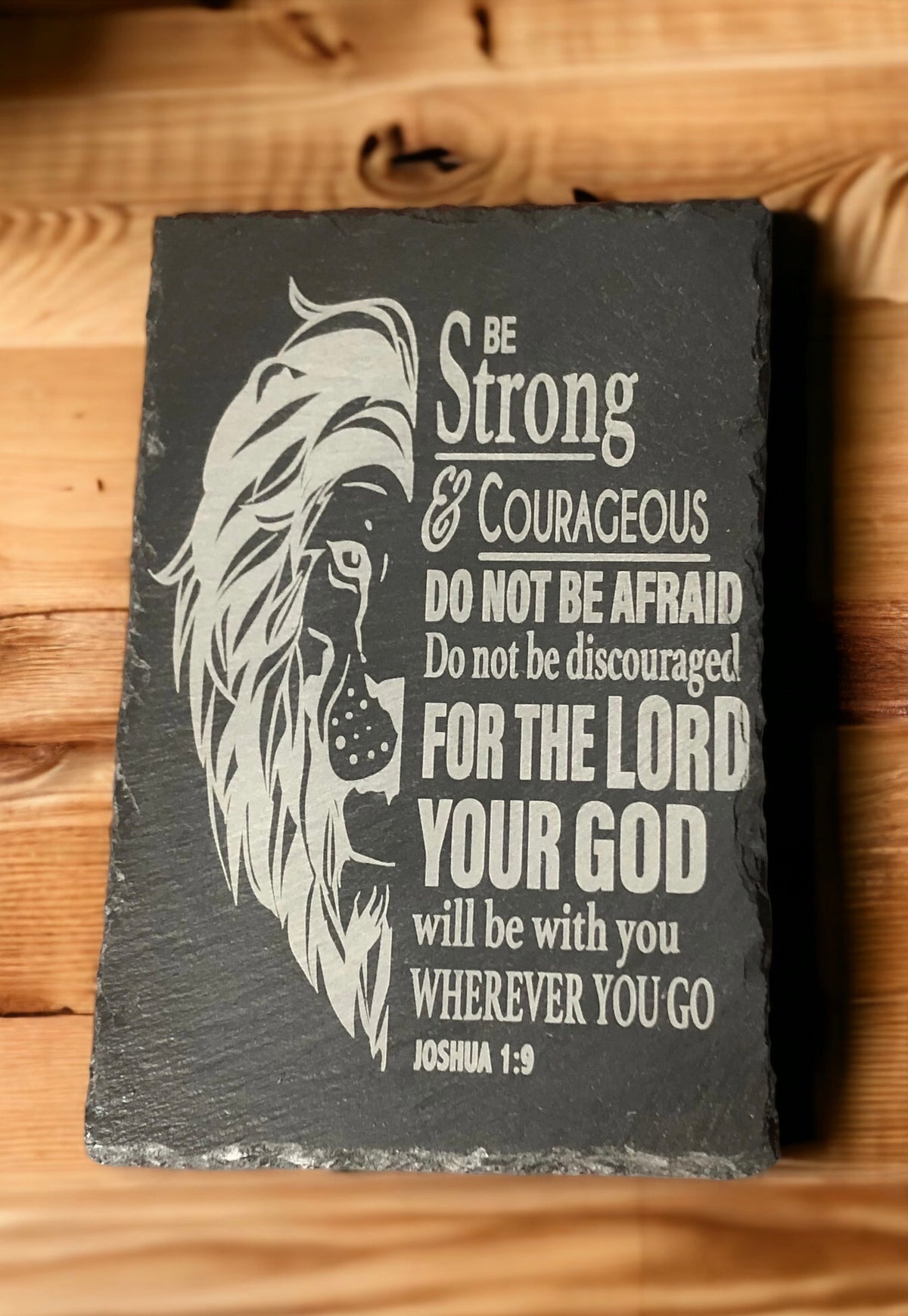 Laser-Engraved Natural Slate Coasters, Signs & Plaques