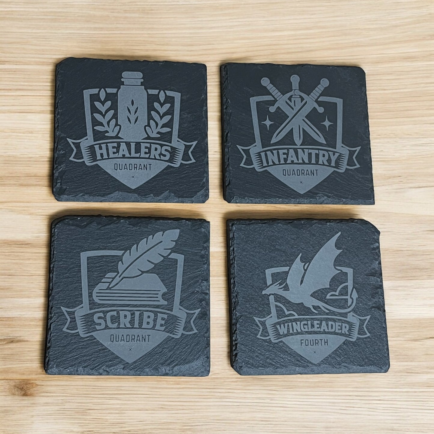 New fantasy book series coasters