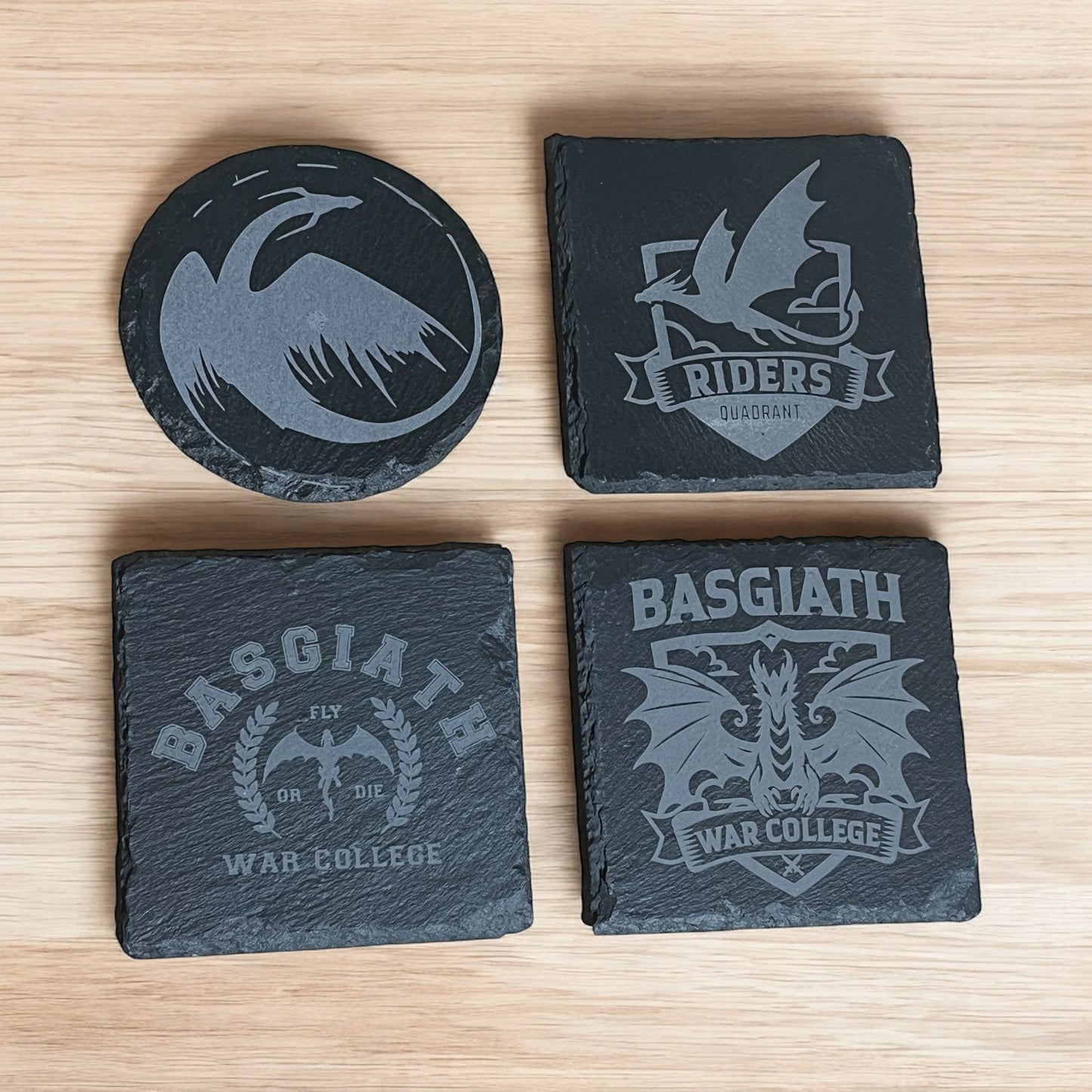 New fantasy book series coasters