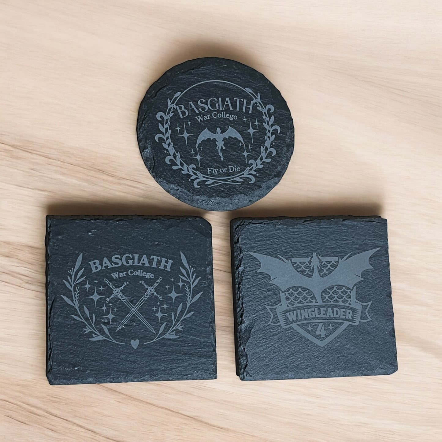 New fantasy book series coasters