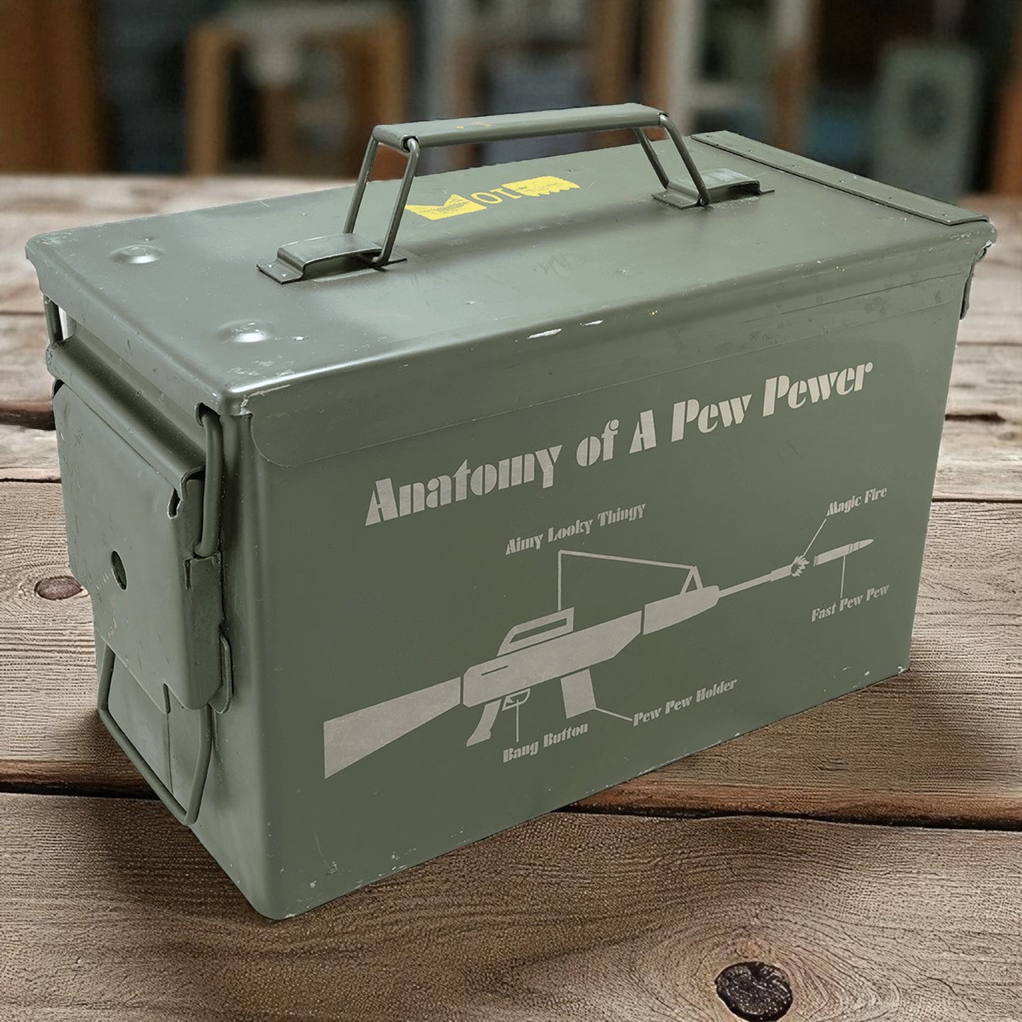 Custom Laser-Engraved Ammo Cans