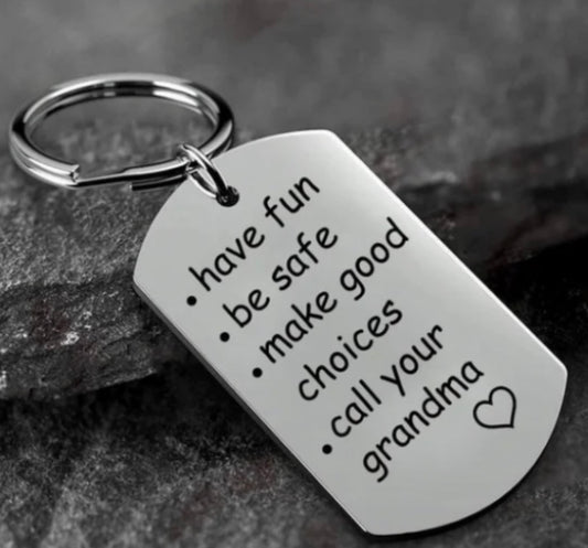 Custom Laser-Engraved Keychains & Dog Tags