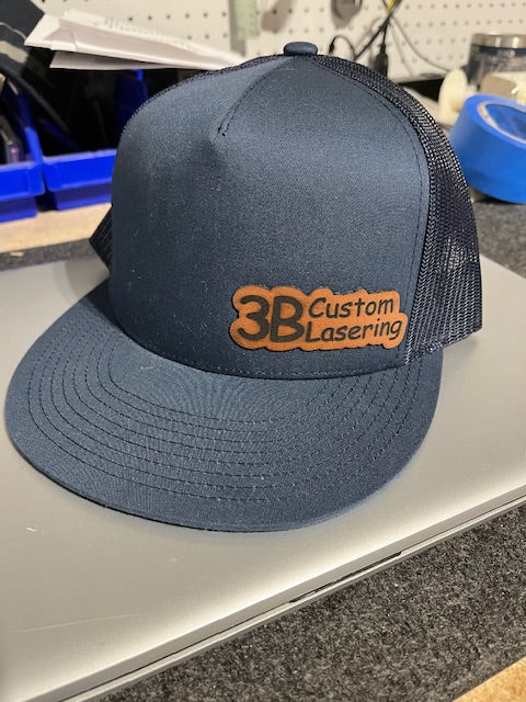 Richardson 112 Leather Patch Engraved Trucker Hat