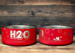 Polar Camel Laser Engraved Dog Bowls