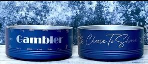 Polar Camel Laser Engraved Dog Bowls