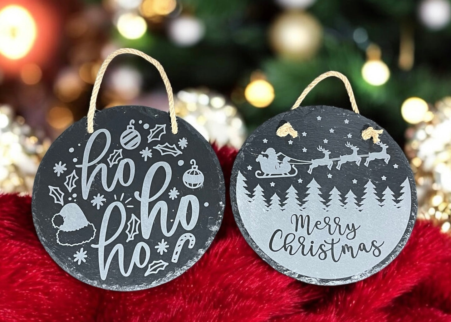 Laser-Engraved Natural Slate Coasters, Signs &amp; Plaques