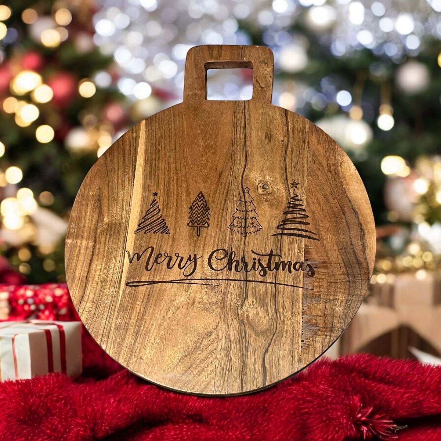 Laser-Engraved Wood Cutting Boards and Custom Wood Signs