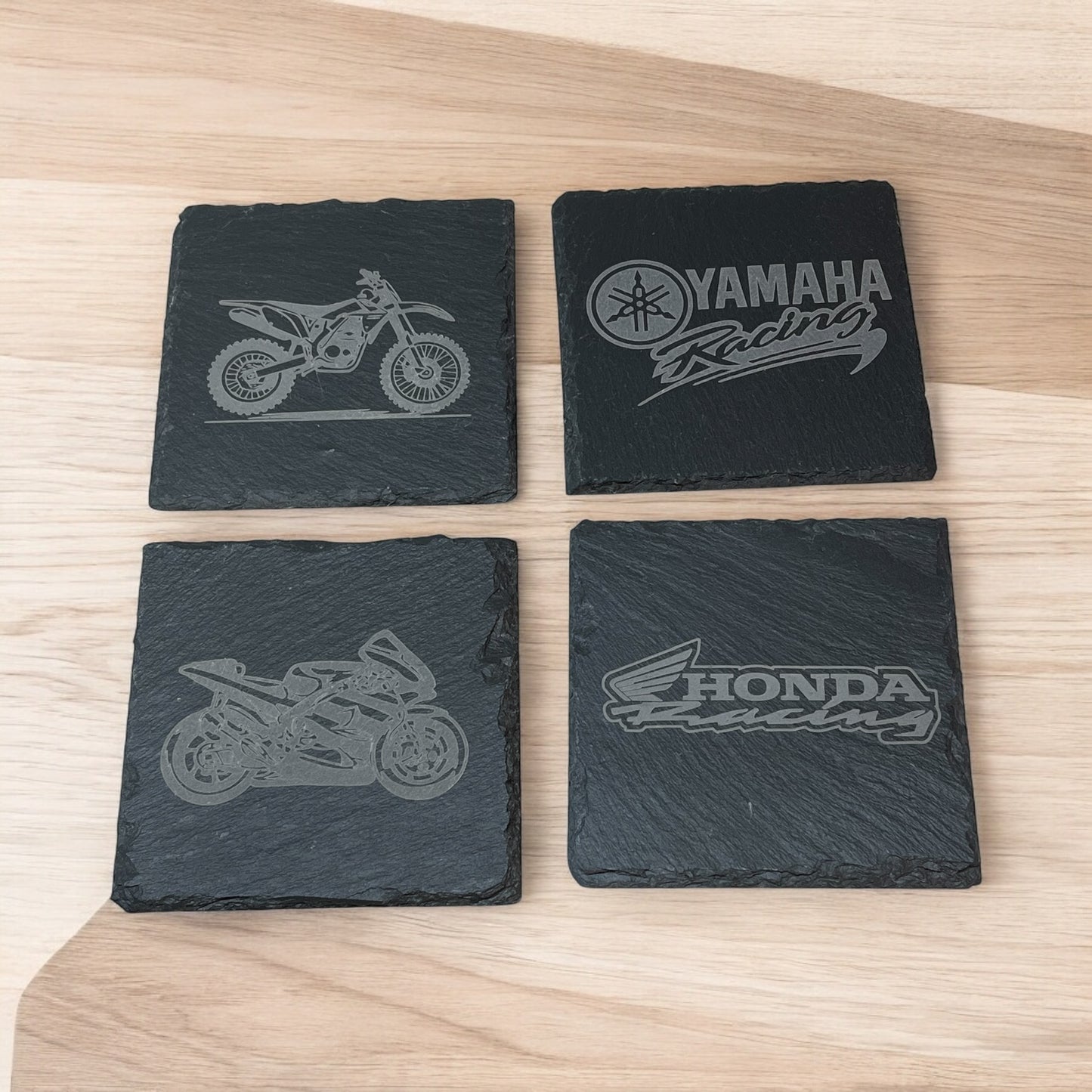 Laser-Engraved Natural Slate Coasters, Signs &amp; Plaques