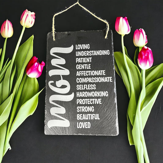 Laser-Engraved Natural Slate Coasters, Signs &amp; Plaques