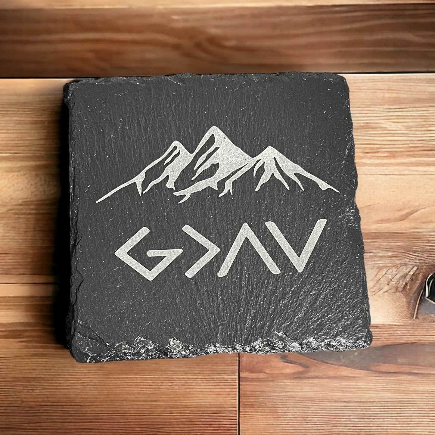 Laser-Engraved Natural Slate Coasters, Signs &amp; Plaques