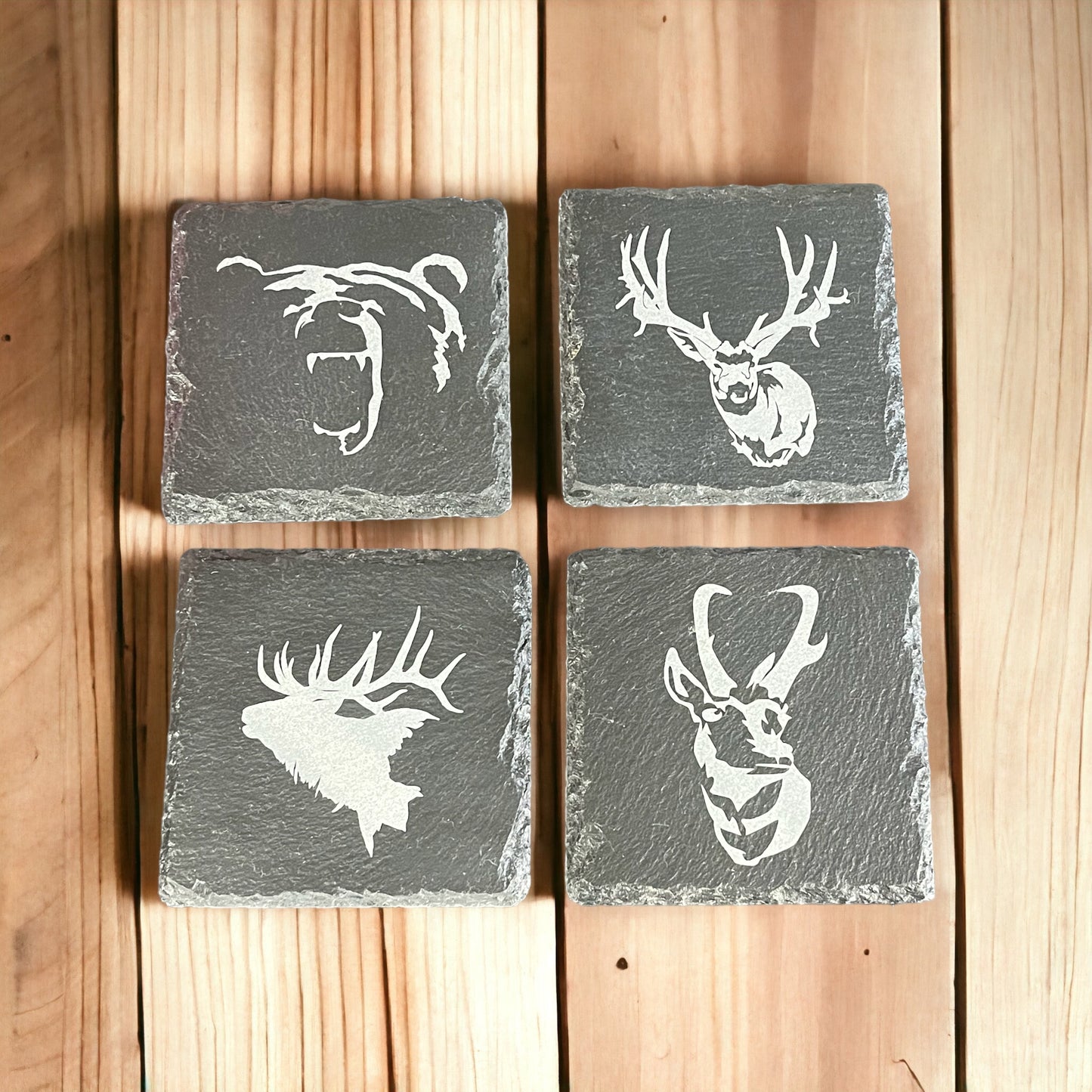 Laser-Engraved Natural Slate Coasters, Signs &amp; Plaques