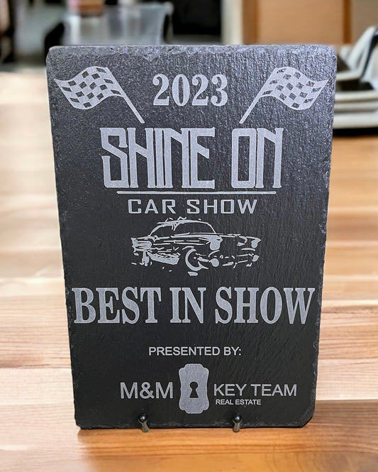 Laser-Engraved Natural Slate Coasters, Signs &amp; Plaques