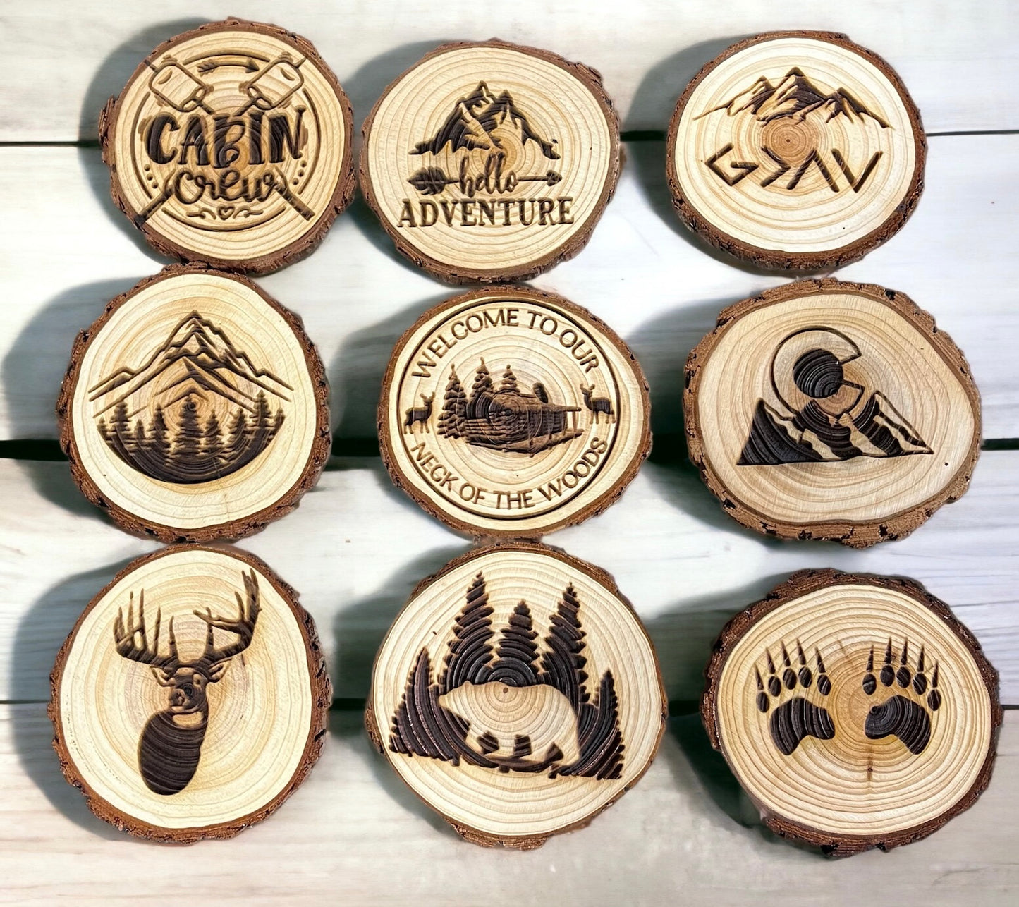 Laser-Engraved Wood Cutting Boards and Custom Wood Signs