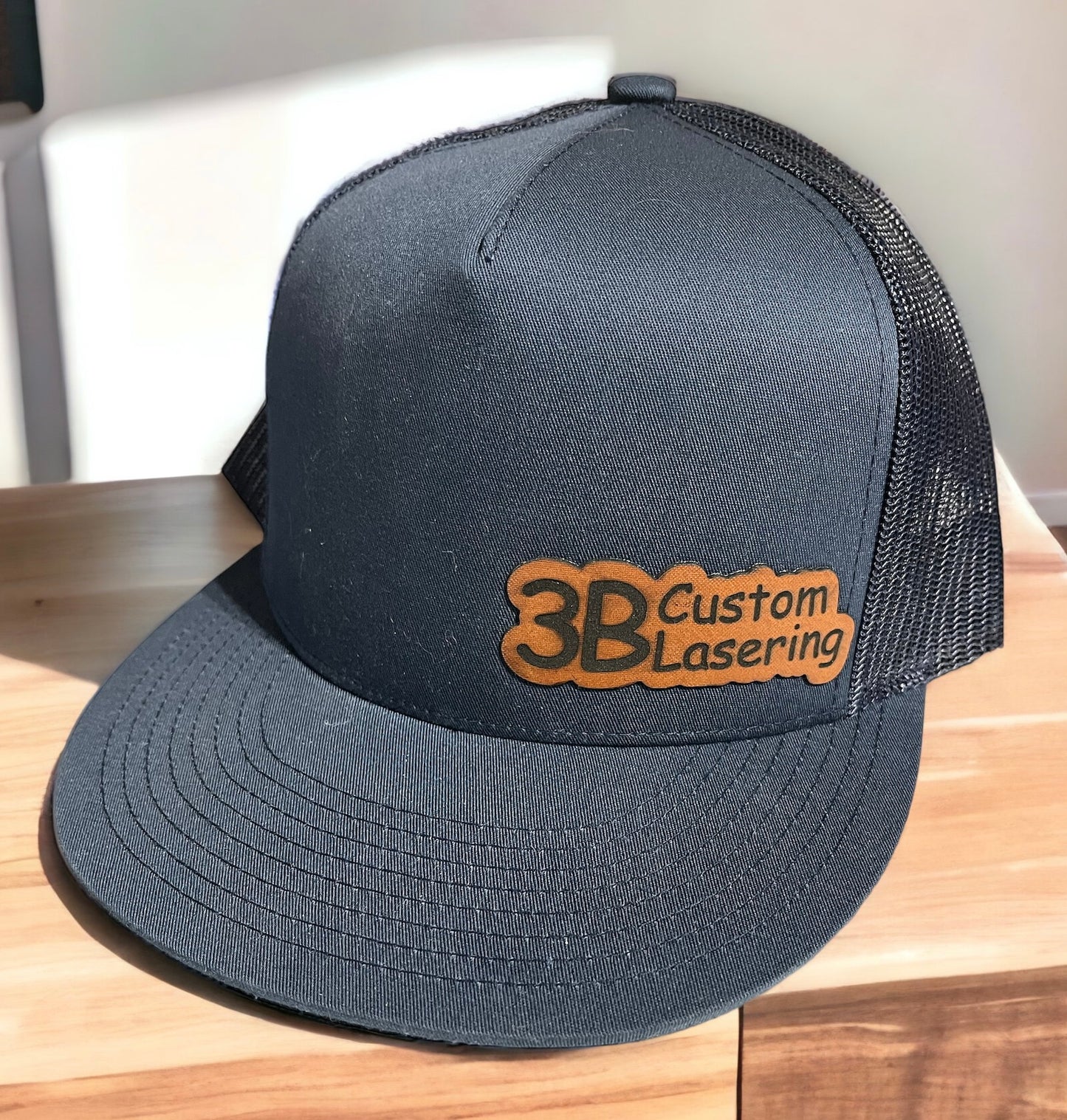 Richardson 112 Leather Patch Engraved Trucker Hat
