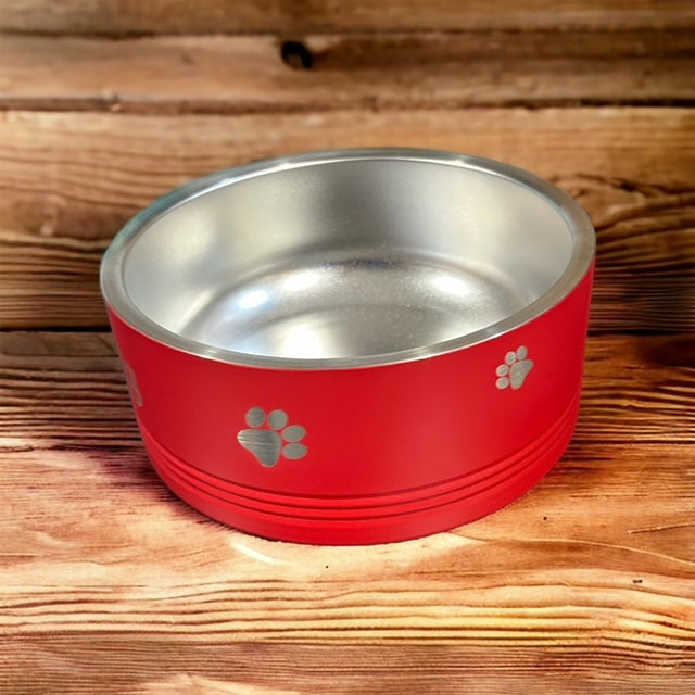 Polar Camel Laser Engraved Dog Bowls
