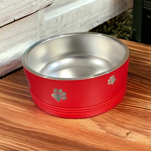Polar Camel Laser Engraved Dog Bowls