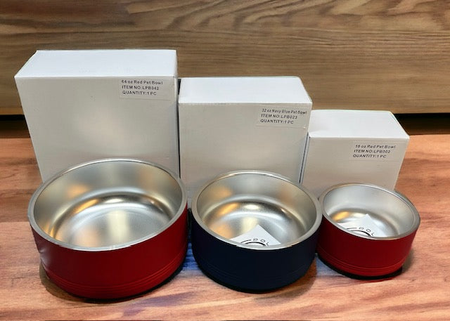 Polar Camel Laser Engraved Dog Bowls