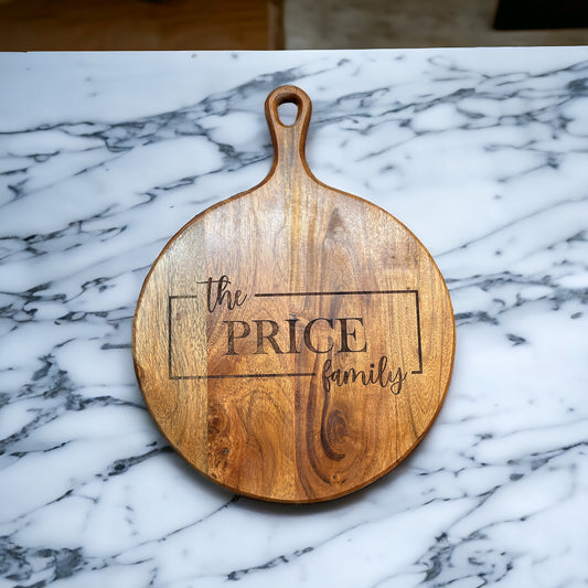 Laser-Engraved Wood Cutting Boards &amp; Custom Wood Signs