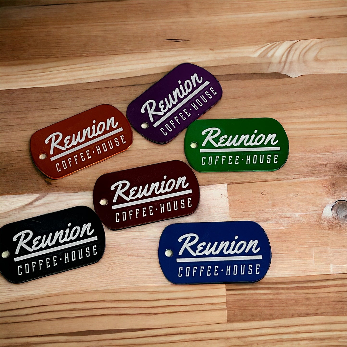 Custom Laser-Engraved Keychains & Dog Tags