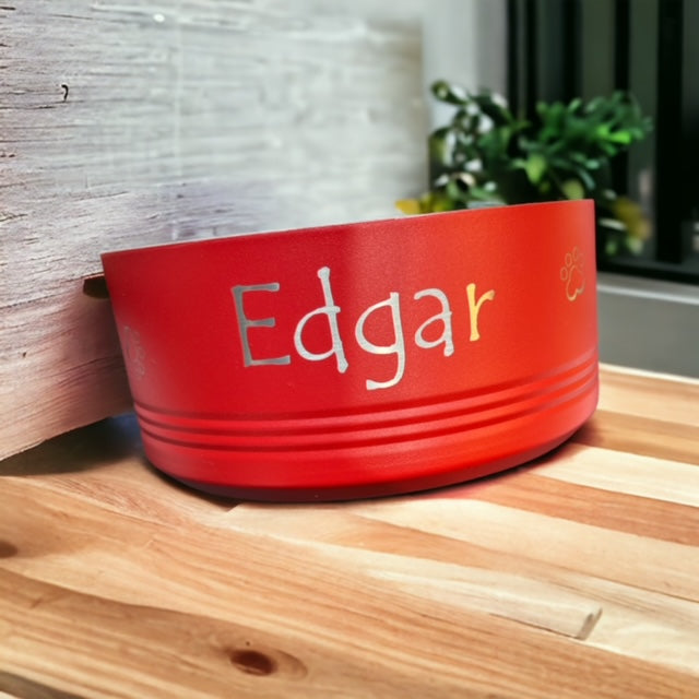 Polar Camel Laser Engraved Dog Bowls