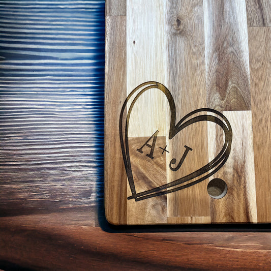 Laser-Engraved Wood Cutting Boards &amp; Custom Wood Signs