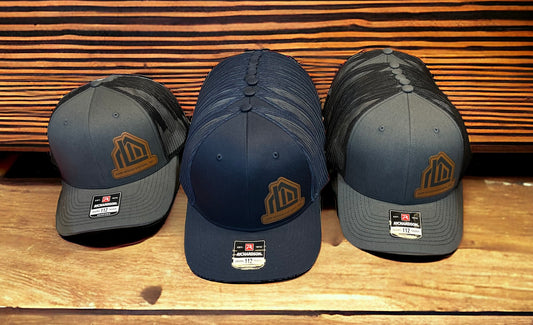 Richardson 112 Leather Patch Engraved Trucker Hat