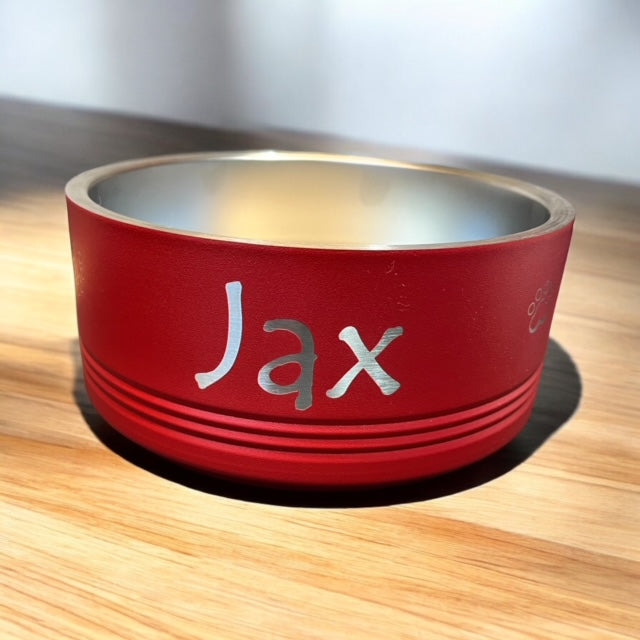Polar Camel Laser Engraved Dog Bowls